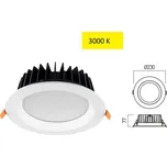 Vestavné 40W LED světlo MA11WW Arelux 3000K pr.23cm IP44