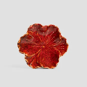 Talíř Dekorační talíř EDME červený 737732