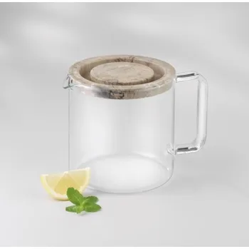 SIMAX Džbán 1,3 l Hnědý Mramorový Vzor