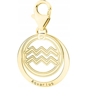 Přívěsek Zlatý přívěsek znamení Zvěrokruhu Vodnář stříbro 925