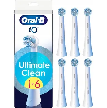 Náhradní hlavice k elektrickému kartáčku ORAL-B HLAVICE IO ULTIMATE CLEAN WHITE 6 kusů