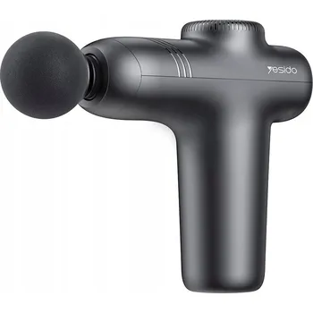 Masážní přístroj Yesido Funkční Masážní Přístroj Pistole MG01 1500mAh, ČERNÁ