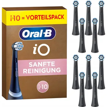 Náhradní hlavice k elektrickému kartáčku HLAVICE NA KARTÁČEK ORAL-B IO GENTLE CARE/SANFTE BLACK 10-PACK