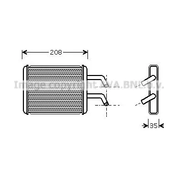 Výměník tepla Výměník tepla, vnitřní vytápění AGB 4150N8-1