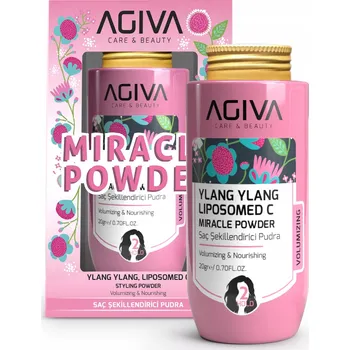 Vlasová regenerace AGIVA - turecký pudr na vlasy Objem, Výživa YLANG-YLANG, Liposomed