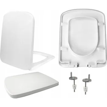 WC sedátko Sedátko na WC Selnova duroplast bílé, s pomalým sklápěním