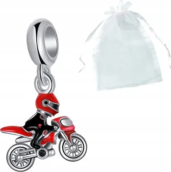 Přívěsek Přívěsek na motorku, motor, červený - Krásný přívěsek jako Dárek