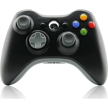 Gamepad PSko Xbox 360 bezdrátový ovladač - černý, nový 6843
