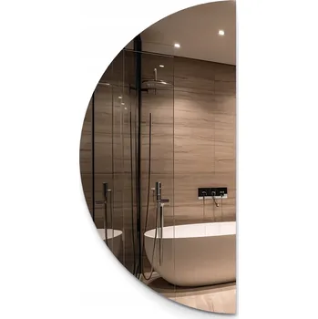 Zrcadlo Zrcadlo půlkruhové | K nalepení nebo zavěšení 60x120 | Vyrobeno v Polsku