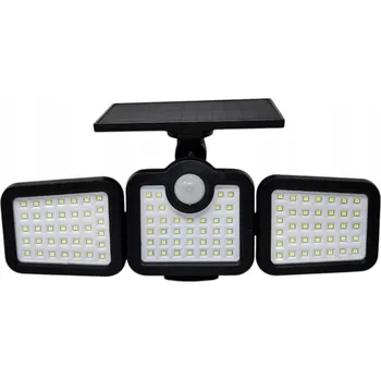 Venkovní osvětlení Solární LED lampa se 108 diodami a senzorem pohybu + Dálkový Ovladač