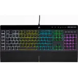 Membránová klávesnice Corsair K55 RGB PRO černá
