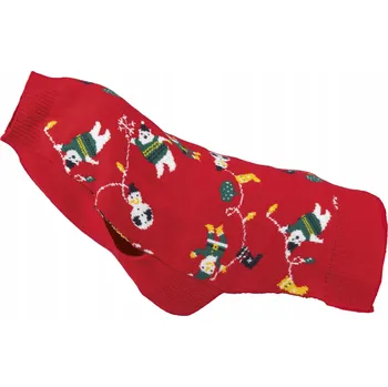 Obleček pro psa Svetr OBLEČEK pro psa/kočku ZOOFARI VÁNOČNÍ VZOR délka zad 45 cm vel. M