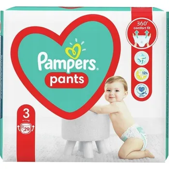 Plenkové kalhoty PAMPERS PANTY PLENKOVÉ KALHOTKY 3 29 KS 6-11 KG