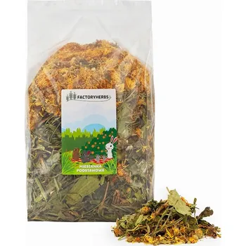 Krmivo pro hlodavce Základní bylinná směs pro králíky a hlodavce 500 g factoryherbs