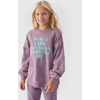 Dívčí mikina Dívčí mikina 4F velikost 140 violet