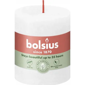 Svíčka Tradiční parafínová svíčka bez vůně Bolsius 1 ks
