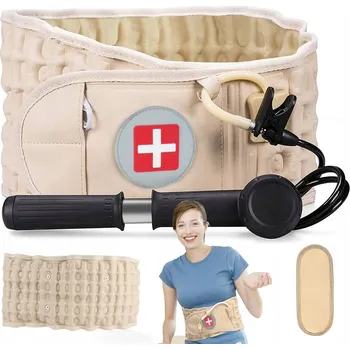 PNEUMATICKÝ ORTOPEDICKÝ PÁS PRO PODPORU BEDER Z PU MATERIÁLU