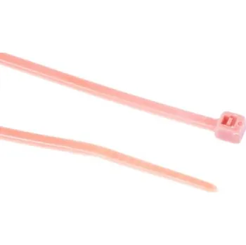 Organizace kabelů Kabelová vázací páska Nedá se uvolnit 165mm 2,5 mm Oranžová Nylon 66 RS PRO