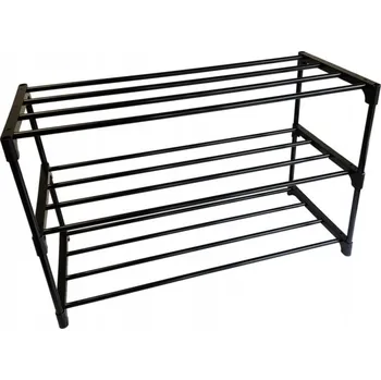 Botník Botník EDMAR 60 x 38 x 28 cm černá