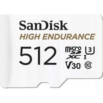 Paměťová karta MicroSD karta SanDisk Endurance 512 GB