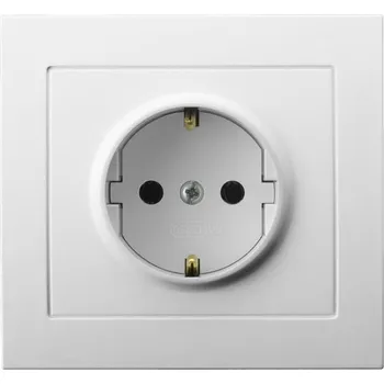 Elektrická zásuvka Elektrická Zásuvka Ospel bílá