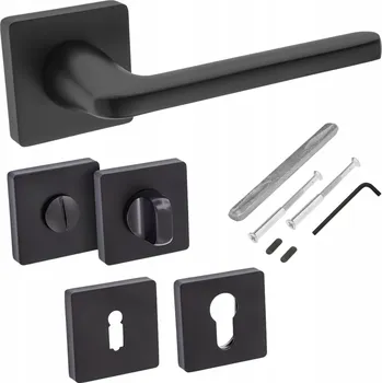 IP kamera Interiérová klika Alubrass Krátký štítek