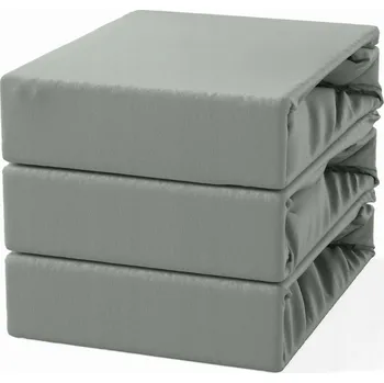 Prostěradlo Prostěradlo s Gumou 160x200 Froté Šedá Ocelová