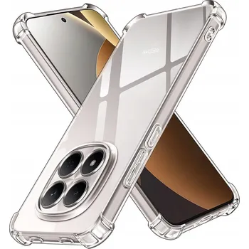 Pouzdro na mobilní telefon Techsuit - nárazuvzdorný průhledný silikon - Xiaomi Redmi Note 15 Pro 5G - čirá