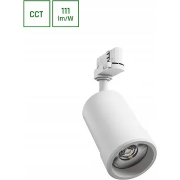 Bodové svítidlo PAVA BASIC 3F 20W CCT LED Svítidlo na lištu 230V 20-45° IP20 RA80 84X136X185MM Černá