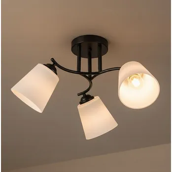 Stropní svítidlo Pafos Black 5xE27