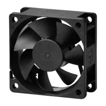 Průmyslový ventilátor Axiální ventilátor DC, 60 x 60 x 25mm, průtok vzduchu: 13.8cfm 240mW 12 V