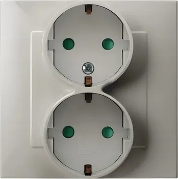Elektrická zásuvka Ospel béžová nástěnná Elektrická Zásuvka