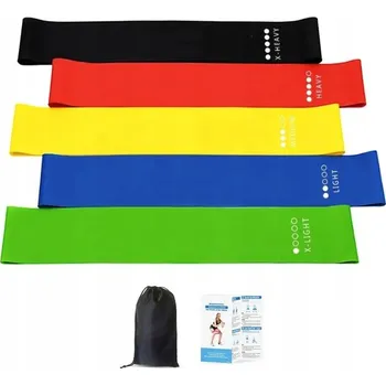 RŮZNÉ GUMOVÉ REHABILITAČNÍ PÁSKY NA CVIČENÍ A FITNESS - ODOLNOSTNÍ GUMA
