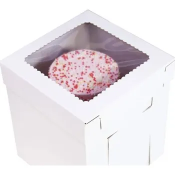 Jednorázové nádobí Krabice na dort 1ks 30,5 x 30,5 x 35,5 cm - Cakesicq