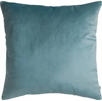 Povlak na polštářek Dekorační povlak na polštář Boho, sametový, modrý, 40x40 cm