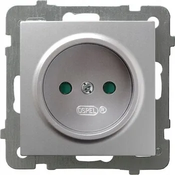 Elektrická zásuvka OSPEL AS GP-1GP/m/18 Jednoduchá zásuvka s clonkami proudových drah
