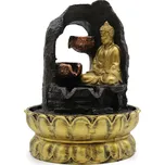 Meditující Buddha zlatý 30 cm stolní…