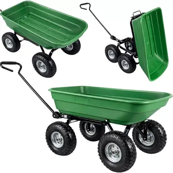 Zahradní vozík Zahradní transportní vozík se sklápěcí vyjímatelnou korbou 120 kg