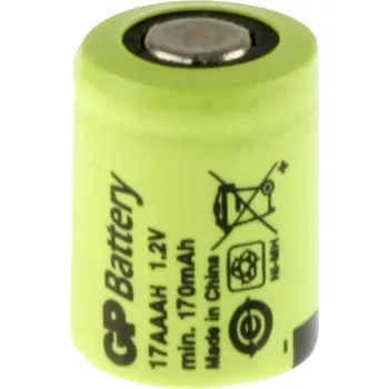 GP GP17AAAH speciální akumulátor 1/3 AAA Flat-Top Ni-MH 1.2 V 170 mAh 1 ks