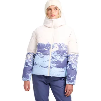 Dámská lyžařská bunda 4F-TECHNICAL JACKET F0808-WAW25TTJAF0808-34A-LIGHT BLUE ALLOVER Modrá L