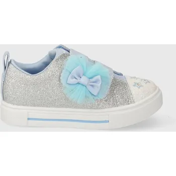 Chlapecké tenisky Dětské tenisky Skechers TWINKLE SPARKS GLITTER GEMS 314778N stříbrná SLV, EUR 23