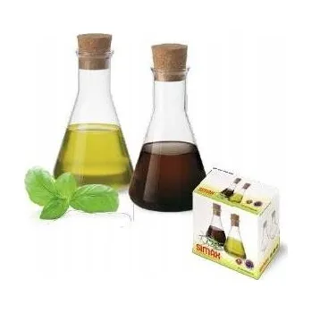 Nádoba na olej a ocet SIMAX sada karaf na olej a ocet 2x 100ml