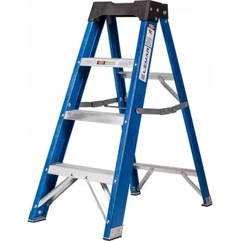 Žebřík Sklolaminátový Žebřík Lemar 2 x 3 do 150 kg