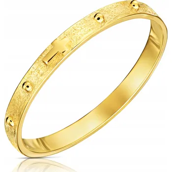 Prsten PRSTÝNEK RŮŽENEC ZLATO 585