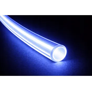 SVĚTELNÝ VODIČ PMMA 6mm x 8,8mm, boční svit, v opletu