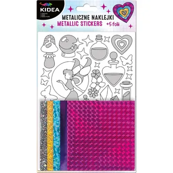samolepka Samolepky pro holčičky METALICKÉ Dekorativní Samolepky Kreativní Sada