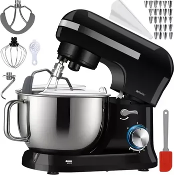 Domácí spotřebič Kuchyňský robot 1000 W s nástavci a mísou 4,5 l