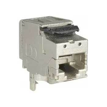 Elektrická zásuvka Internetová zásuvka nástěnná Ospel stříbrná