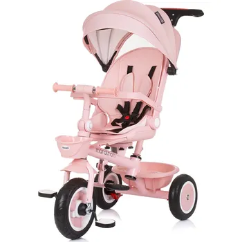 Dětská tříkolka CHIPOLINO Tříkolka se stříškou Marathon 2v1 Flamingo