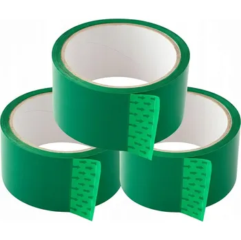 Balicí páska 50 m zelená, silná, 48 mm x 55 y, 3 ks